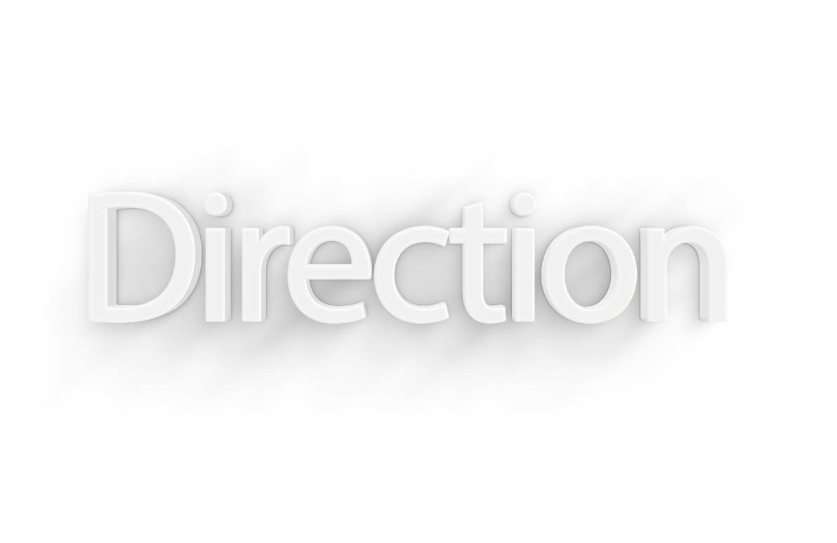 Direction png, word Direction png, Direction word png, Direction text png, Direction font png, word Direction text effects typography PNG transparent images
